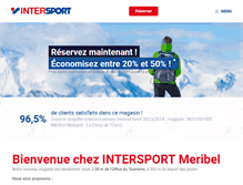 Tablet Screenshot of intersport-meribel.com